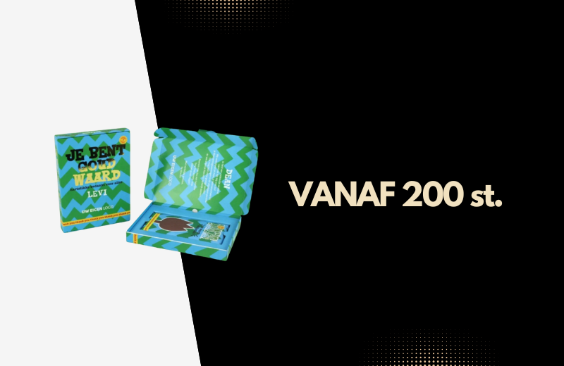 Vanaf 200 stuks - Personaliseren