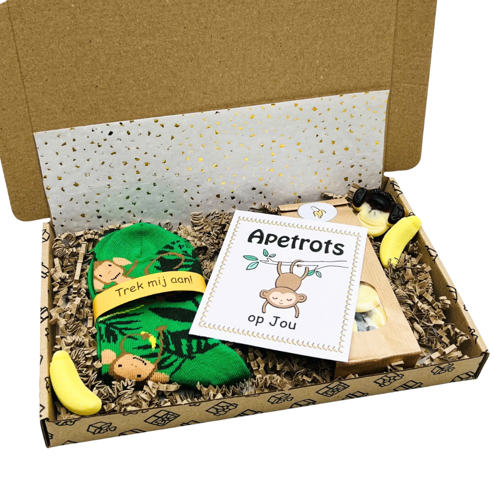 Apetrots op jou Brievenbus cadeau