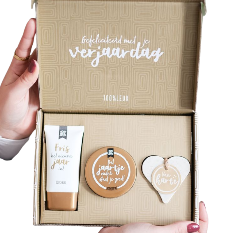 Brievenbus cadeau  - Fijne verjaardag