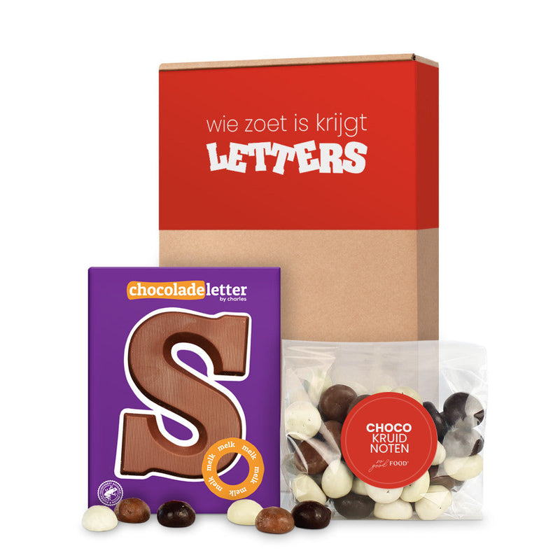 Chocoladeletter S - Melk - Kruidnoten
