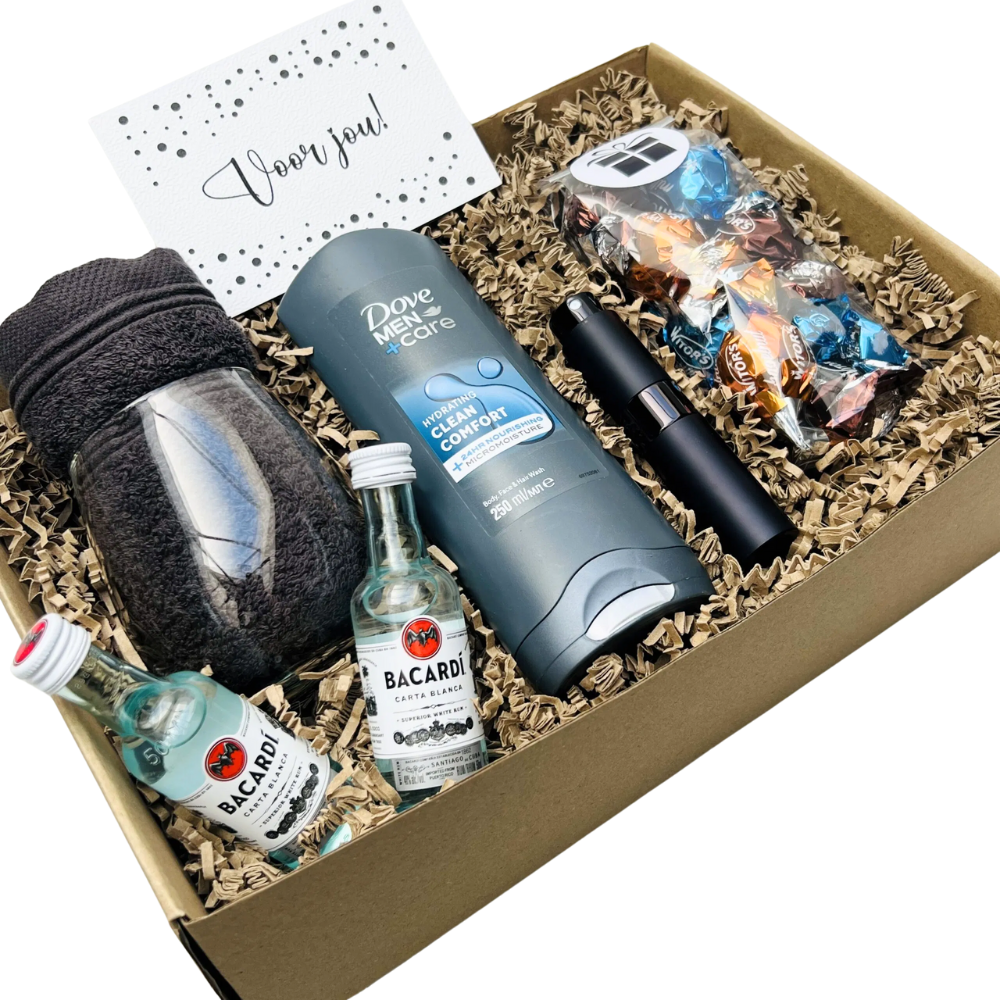 Luxe giftbox voor heren geschenkset Smooth
