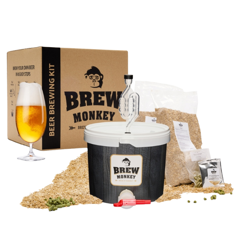 Basis Bierbrouw Pakket (keuze uit 4 soorten)