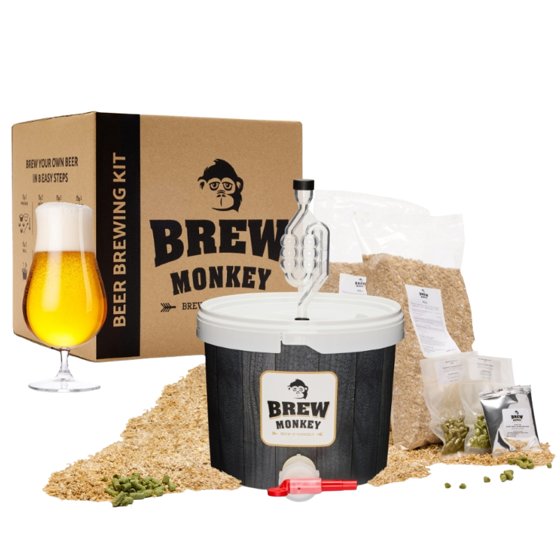 Basis Bierbrouw Pakket (keuze uit 4 soorten)