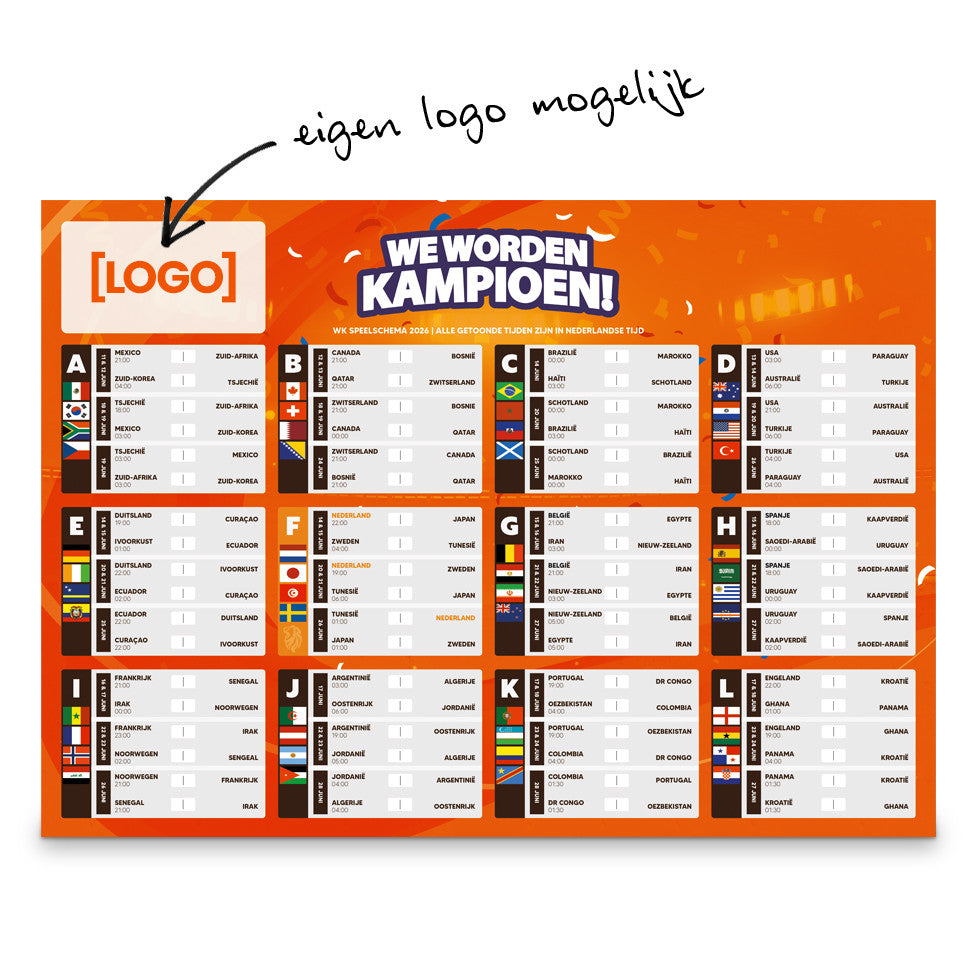 WK Kampioen Box -  WK Brievenbuspakket