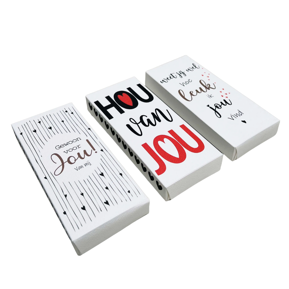 Valentijn cadeaupakket voor hem - Hou van jou