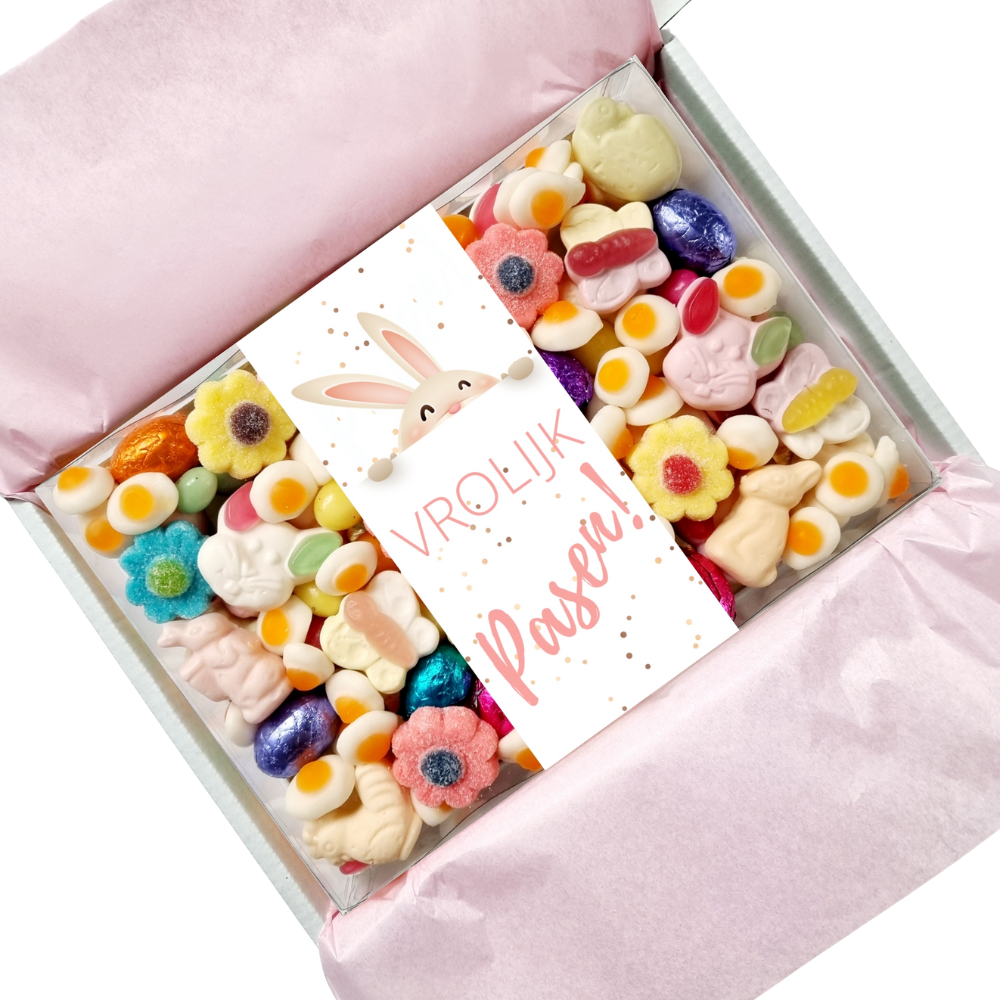 Mix snoepdoos Vrolijk Pasen