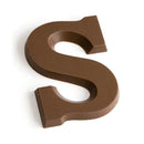 Chocoladeletter S in Jute Zak (Melk)