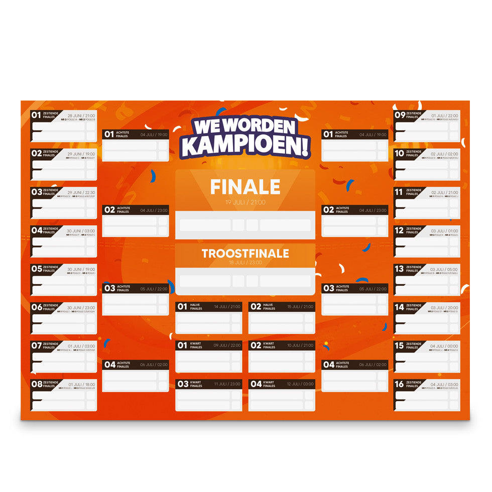 WK Kampioen Box - Juichen voor Oranje WK Pakket