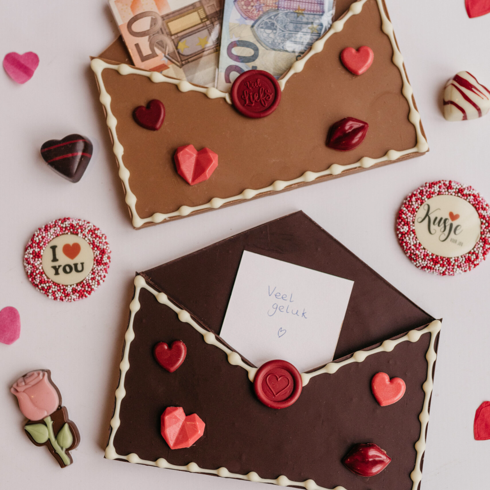 Chocolade envelop
