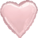 Ballon hart metallic pearl Pastel pink