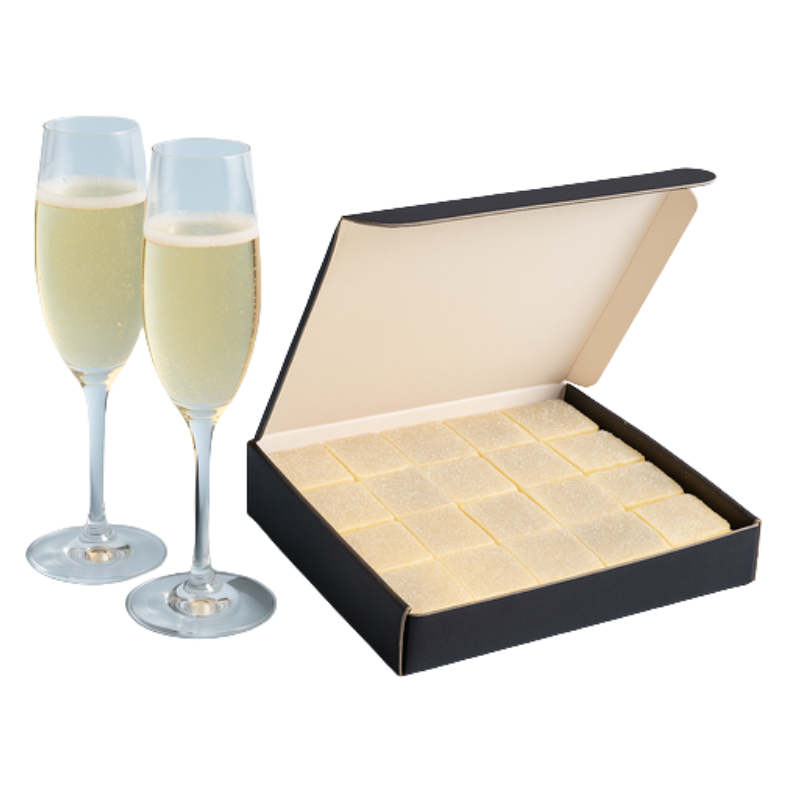 Bruids-Fudge Champagne-Aardbei