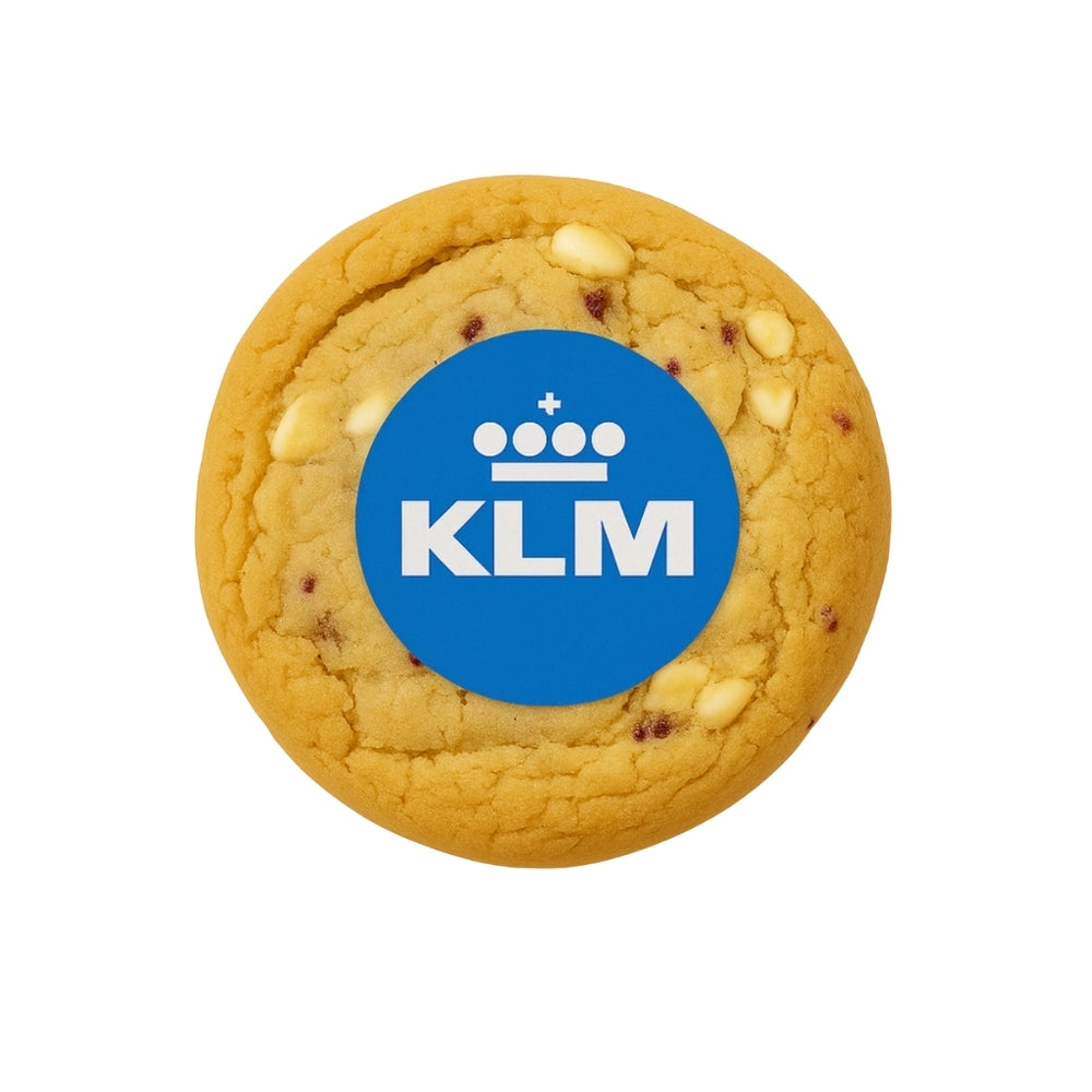 American cookie met logo - Cranberry & White chocolate