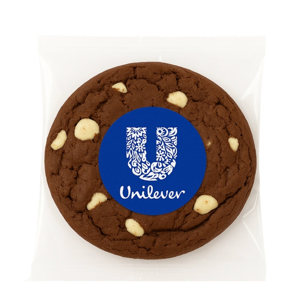 American cookie met logo - Double Chocolate