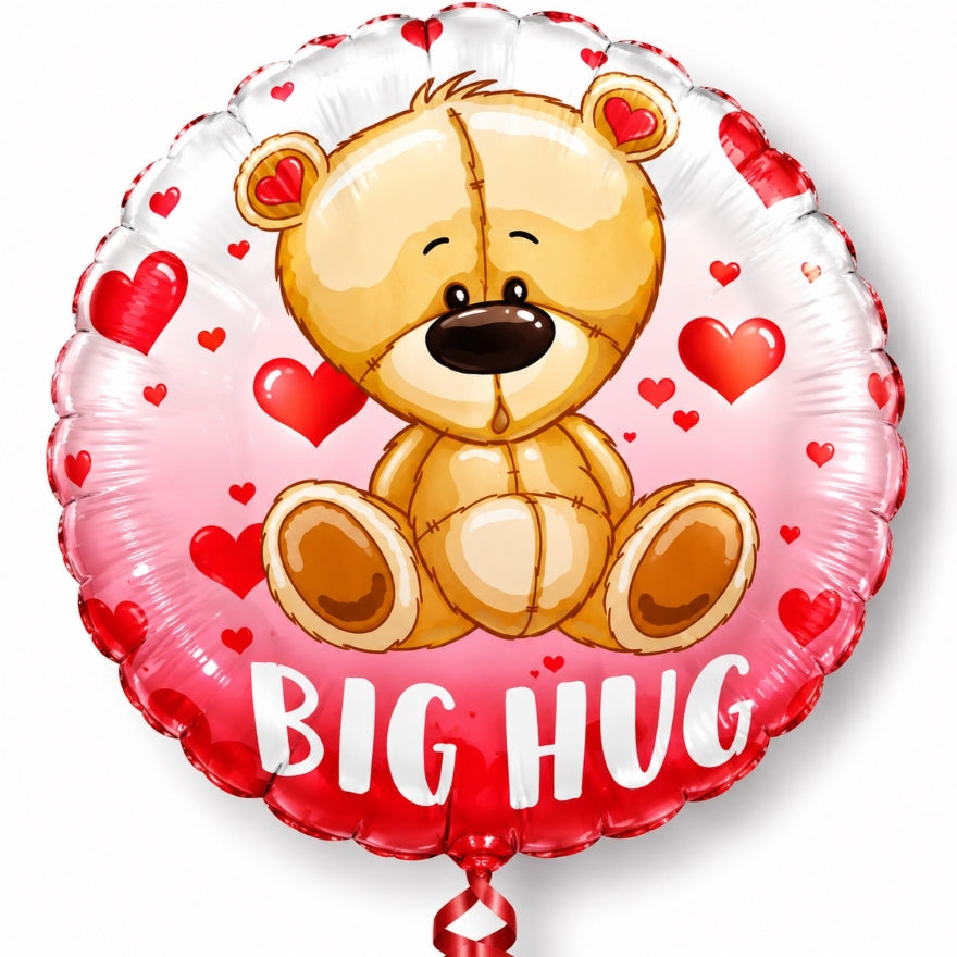 BIG HUG’ Teddybeer heliumballon – Knuffel & Hartjes