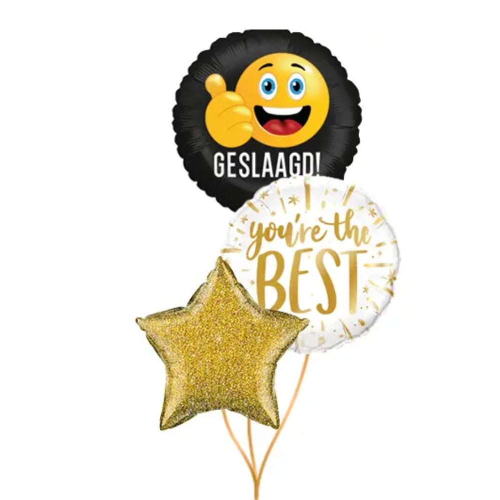 Ballonnen tros Geslaagd You are the Best