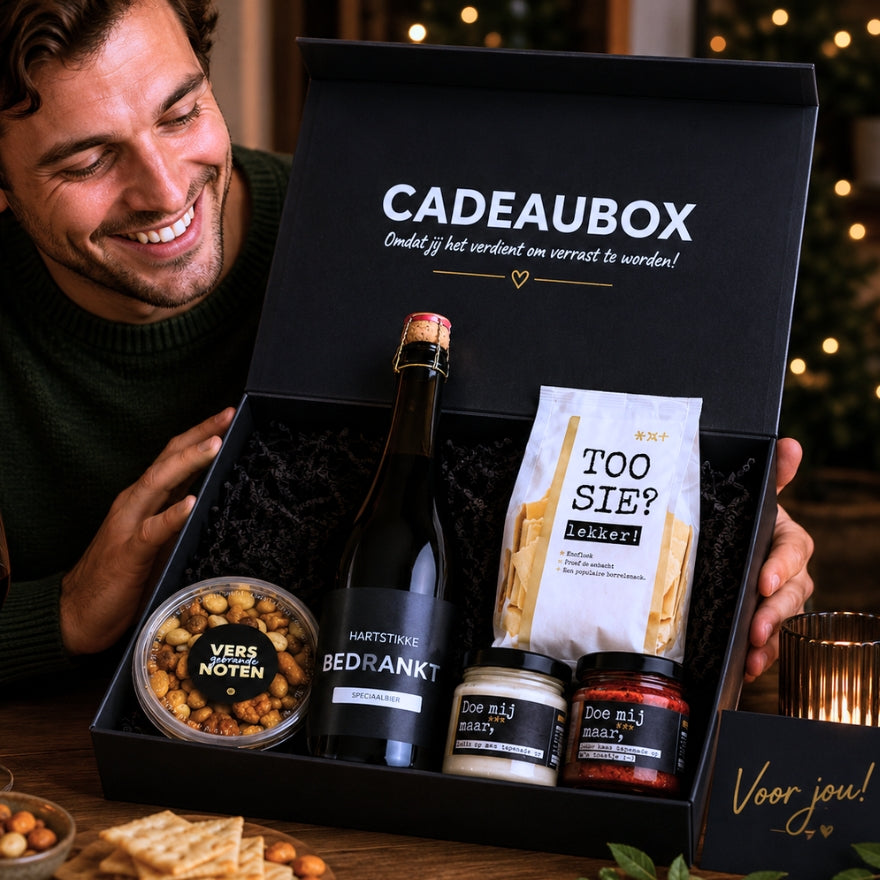 Bedankt bierpakket | Cadeaubox Bedrankt bier + snacks
