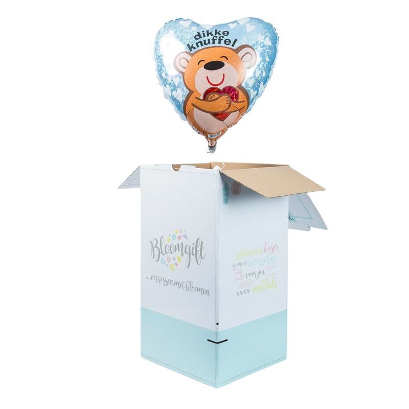 Combideal Knuffelbeer met Bloemen