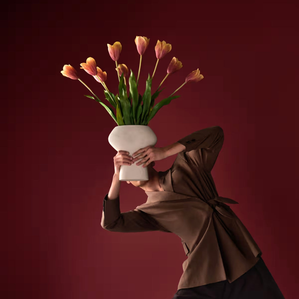 Zijdenbloemboeket The Peeters