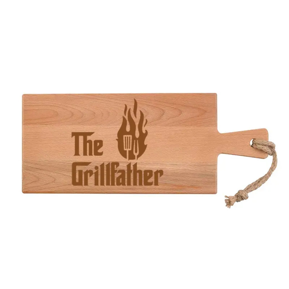 Beukenhout Serveerplank recht The Grillfather (49cm)