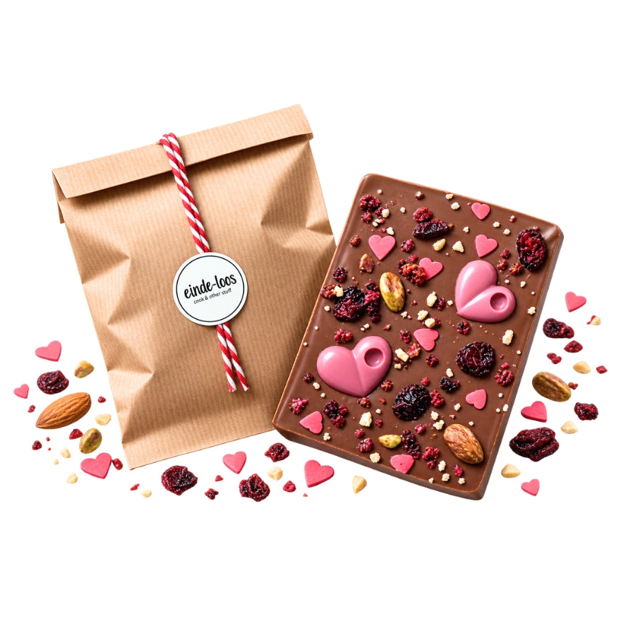 Breekchocolade - Valentijnsdag