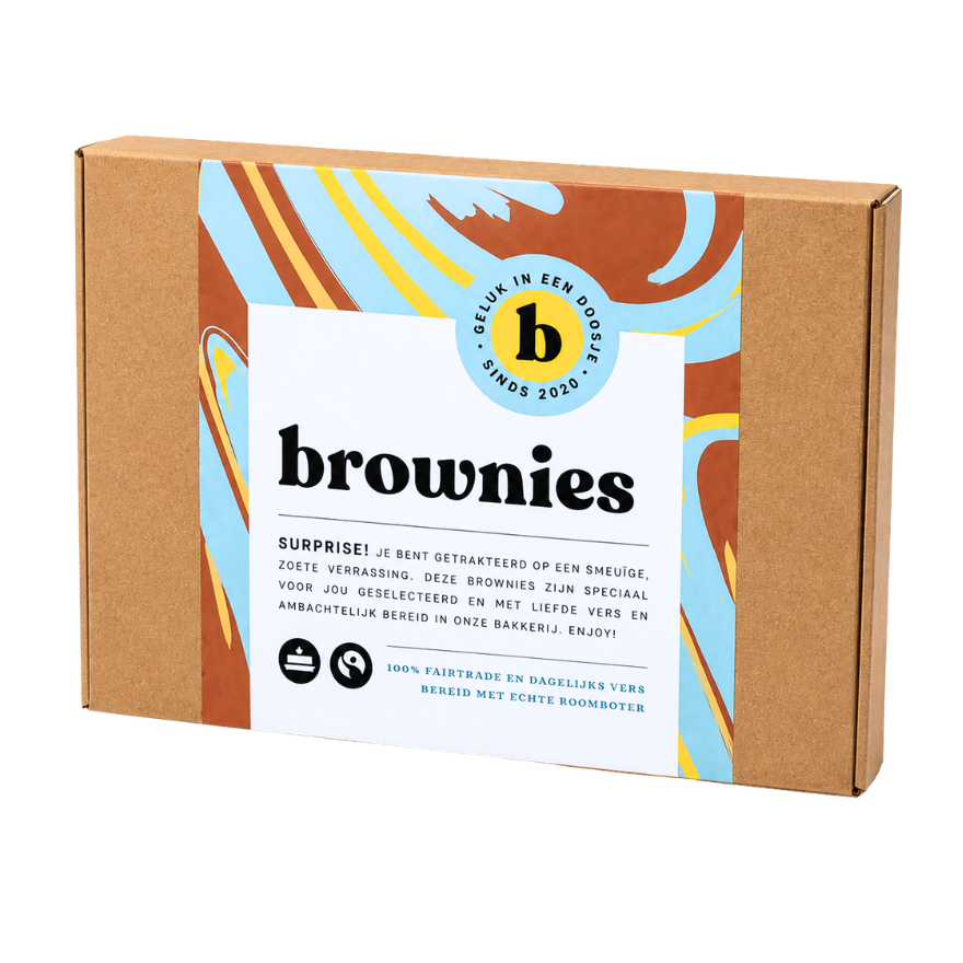 4 smaken box - Brownie proeverij
