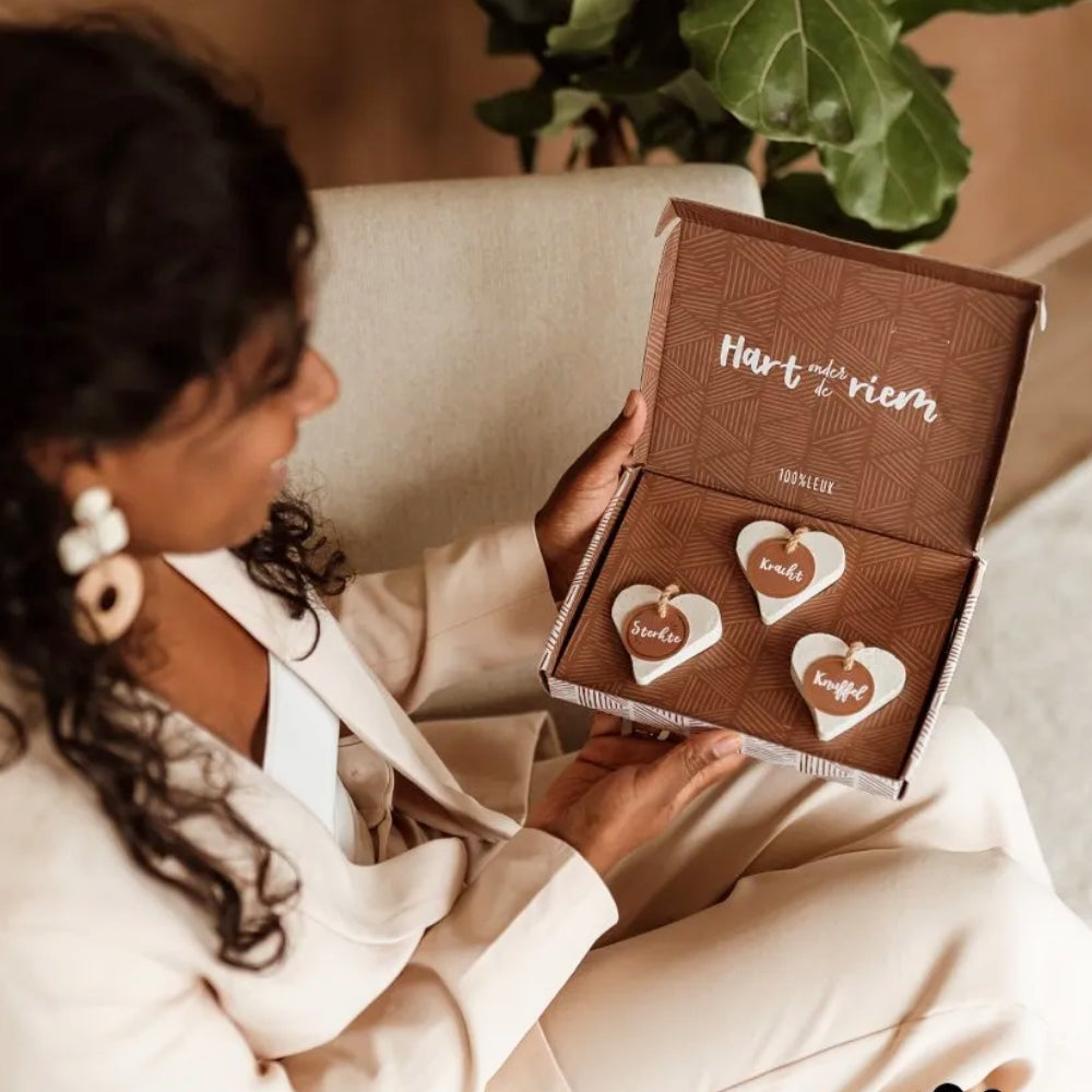 Brievenbus cadeau -  Hart onder de riem