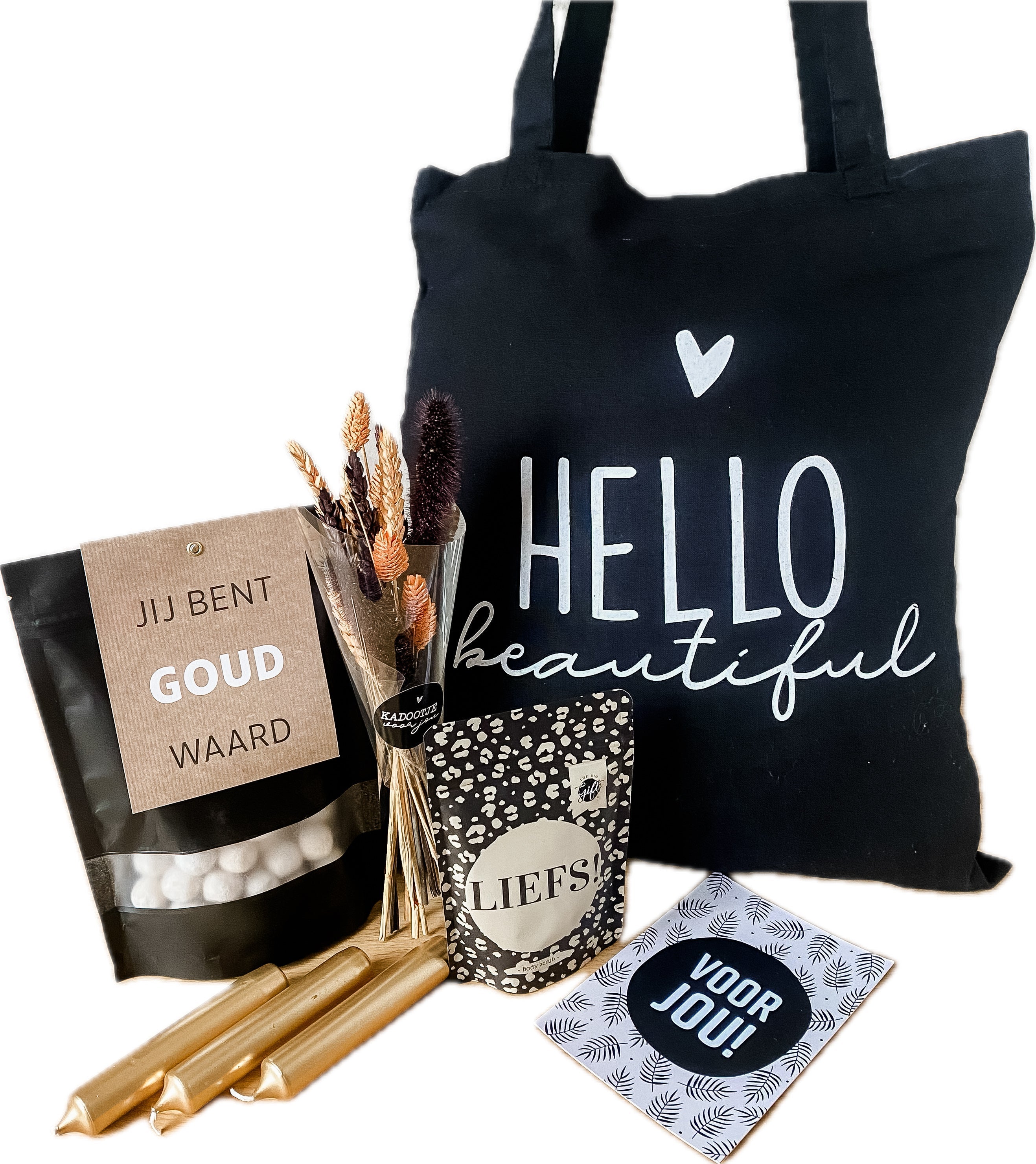 Brievenbuscadeautje - Goud