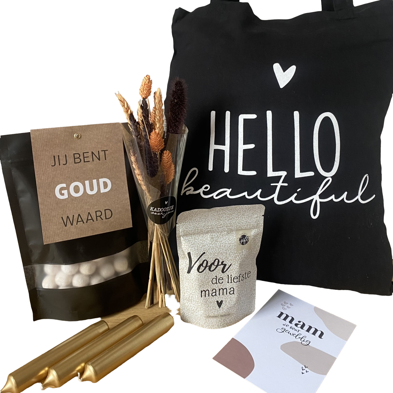 Brievenbuscadeautje - Goud