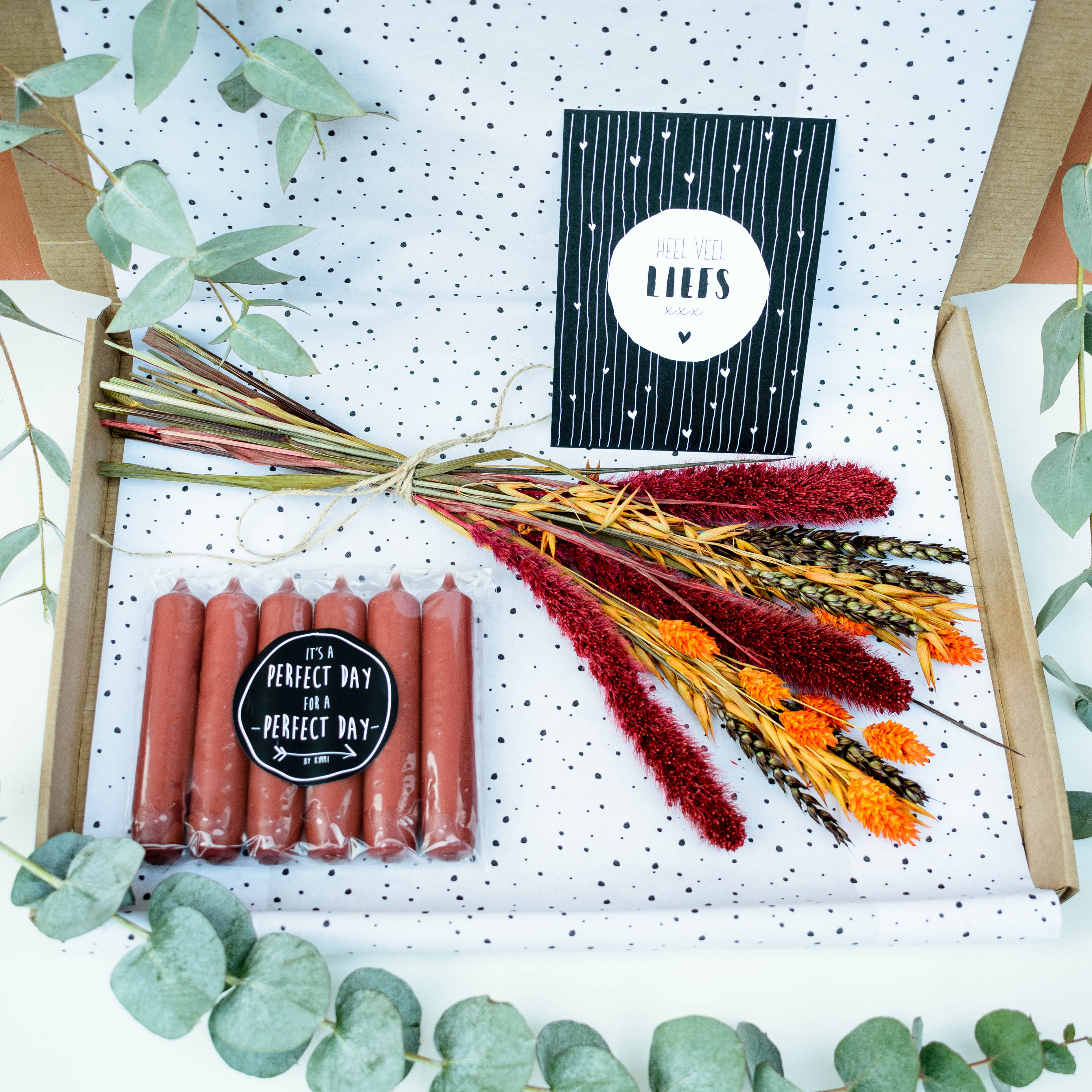 Brievenbuscadeautje - Kus door je brievenbus