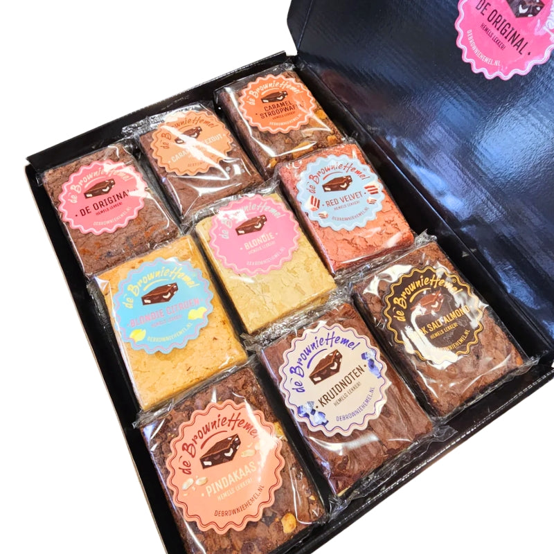 9 smaken in één doos