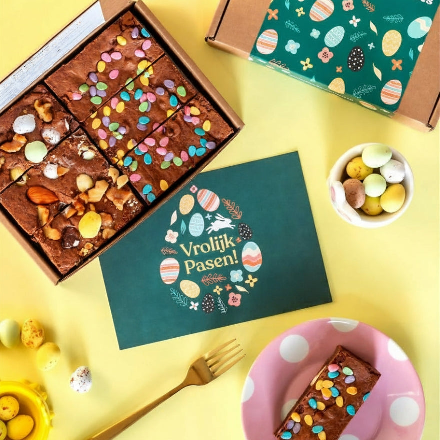 Smarties Confetti Brownies