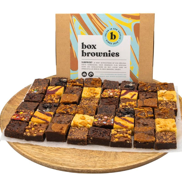 Box Brownies XL Proeverij - Keuze uit 1.000+ cadeau's | Verwenboxen.nl