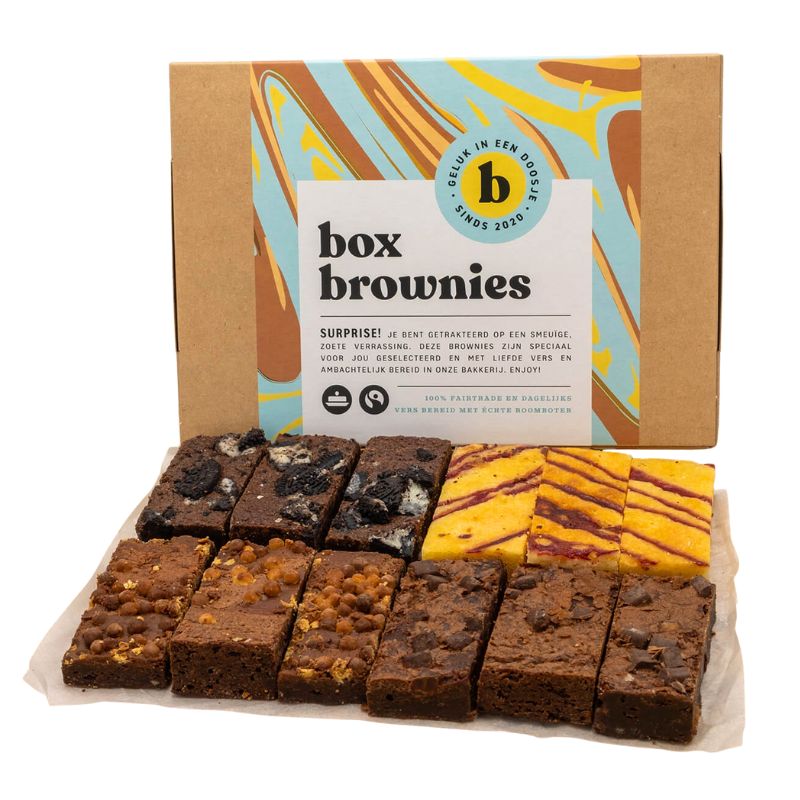 4 smaken box - Brownie proeverij