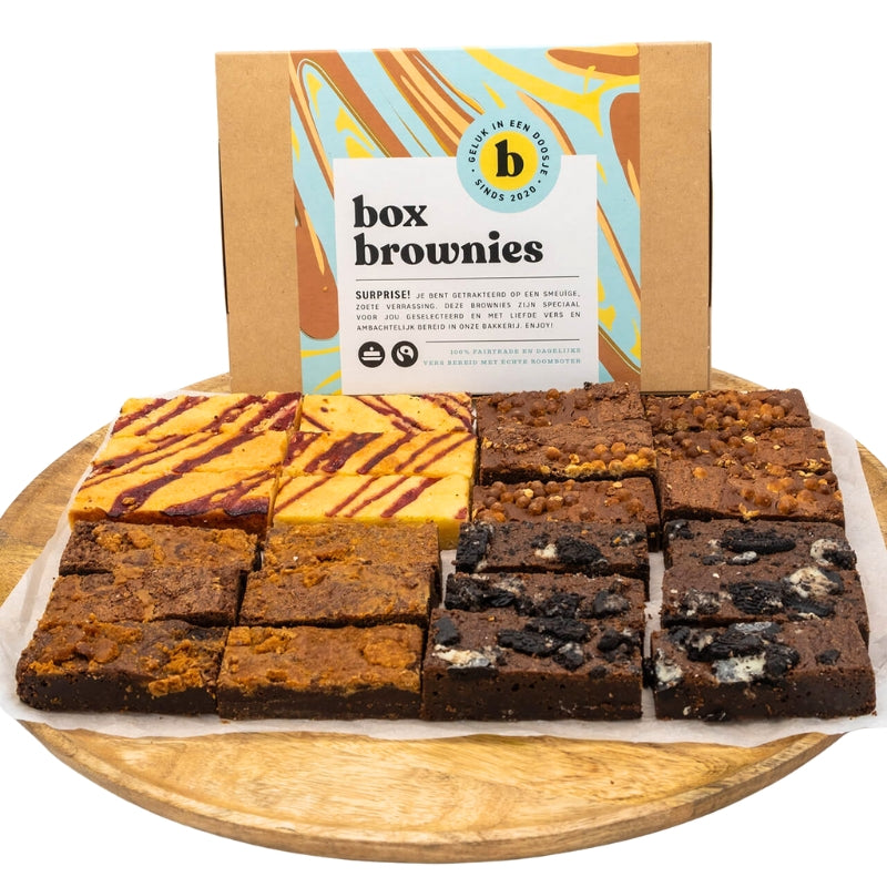4 smaken box - Brownie proeverij