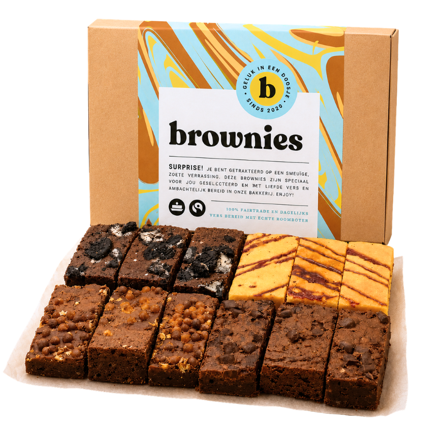 4 smaken box - Brownie proeverij