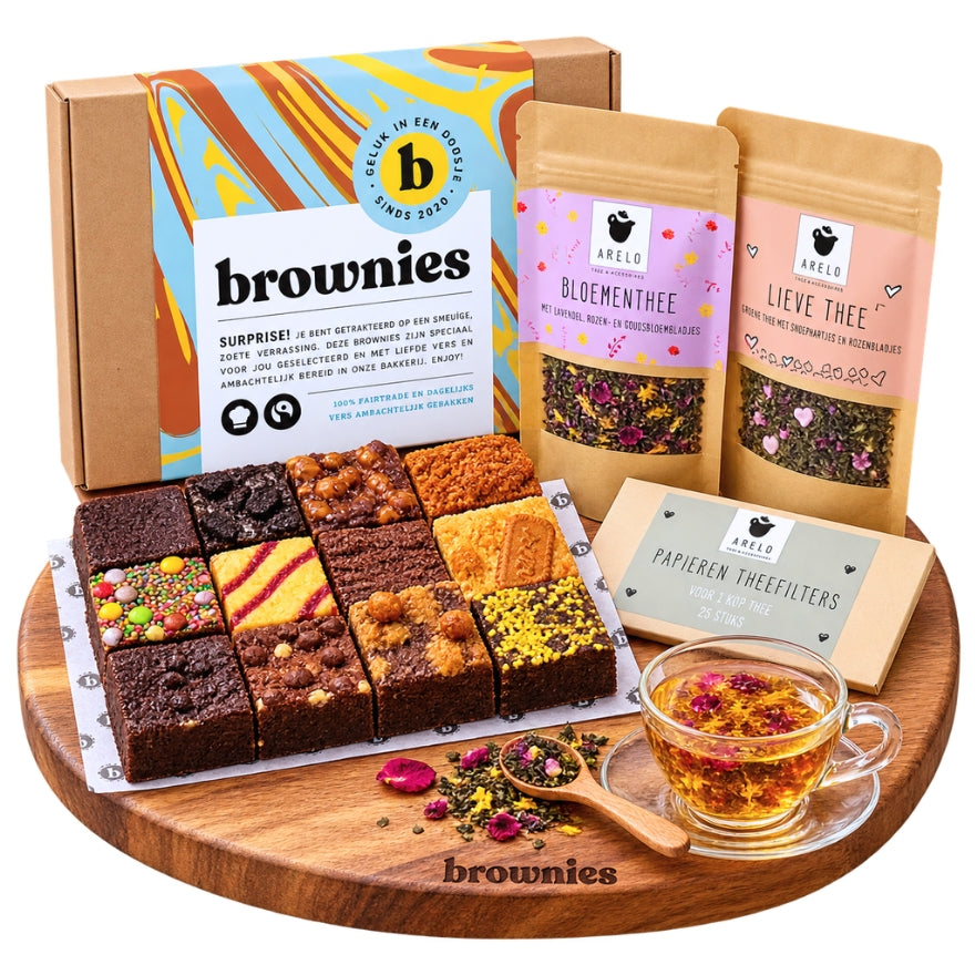 Deluxe Thee Box & Brownies