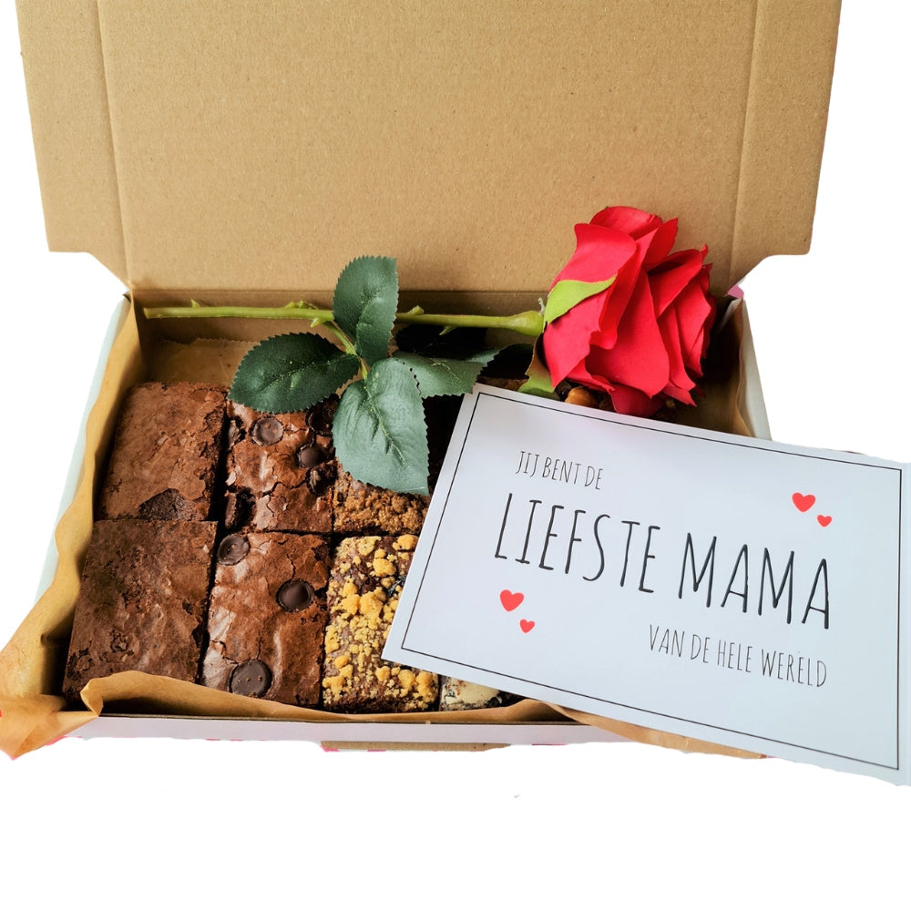 Moederdag Brownie Proeverij  - 10 stuks