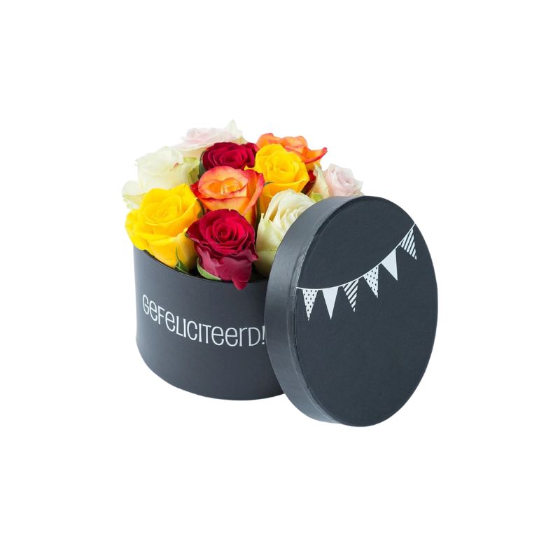 Combideal Verjaardag  (chocolade, bloemen en ballon)