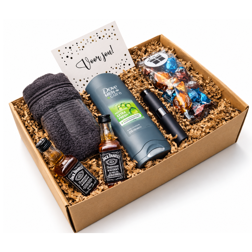 Giftbox Heren Fresh (verzorgingscadeau)
