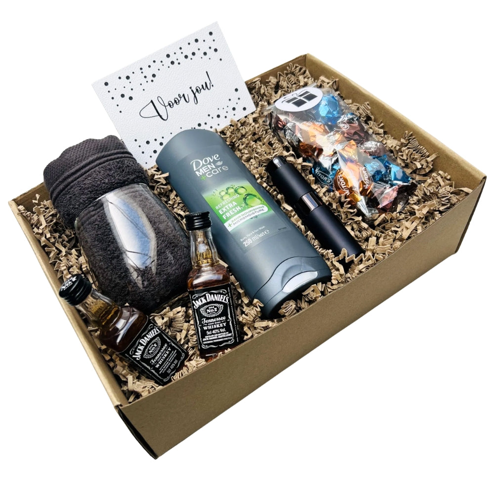 Giftbox Heren Fresh (verzorgingscadeau)