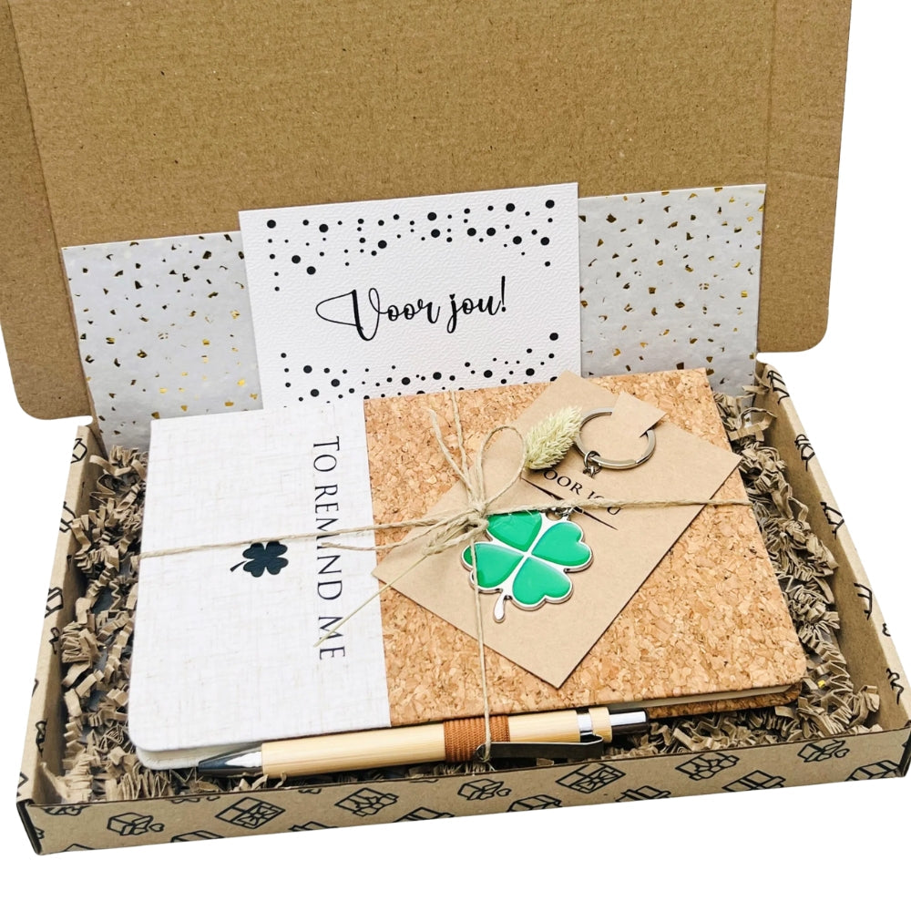 Brievenbus Cadeau Klavervier Sleutelhanger