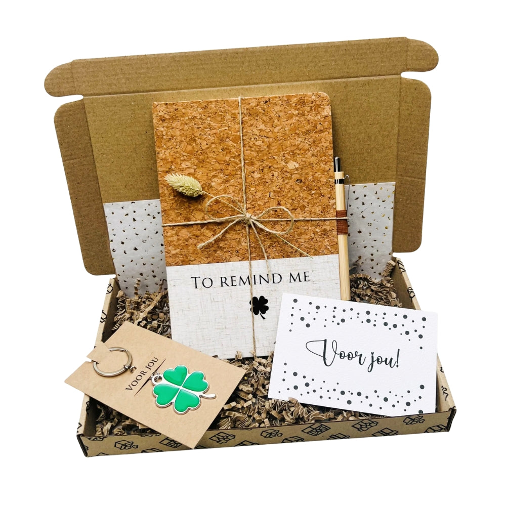 Brievenbus Cadeau Klavervier Sleutelhanger