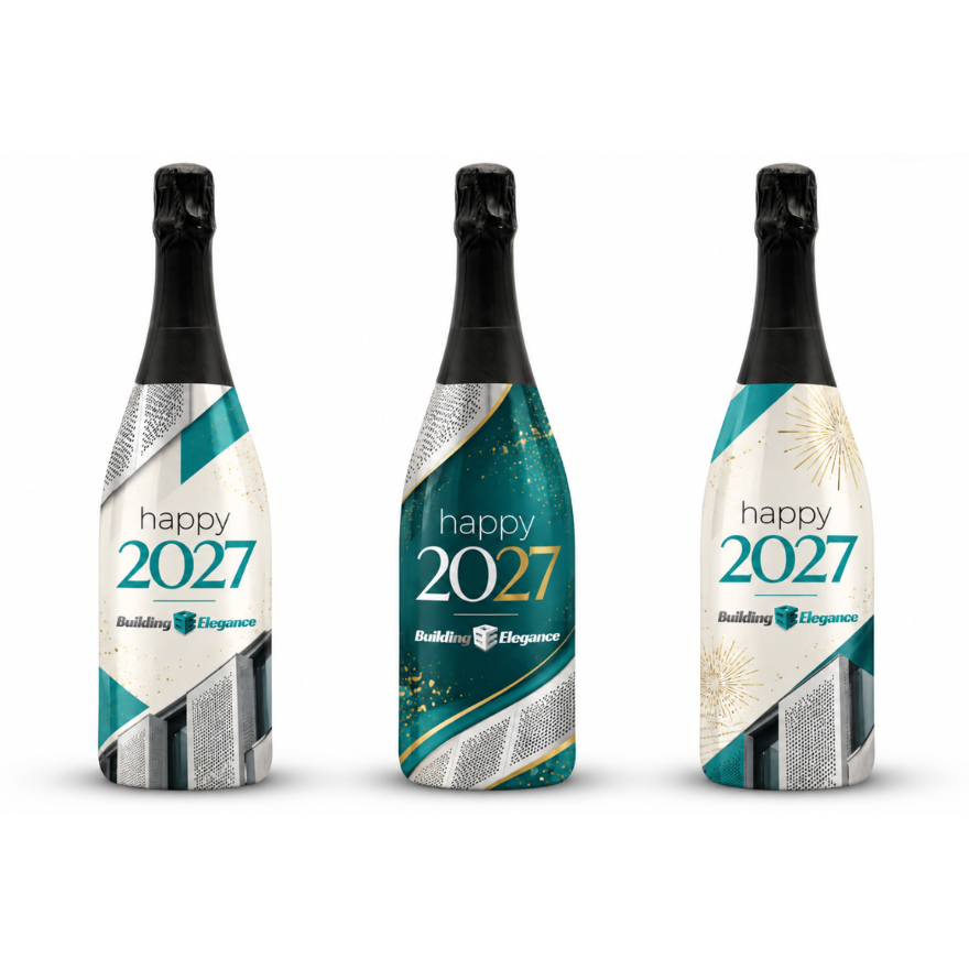 Fles Cava met eigen ontwerp