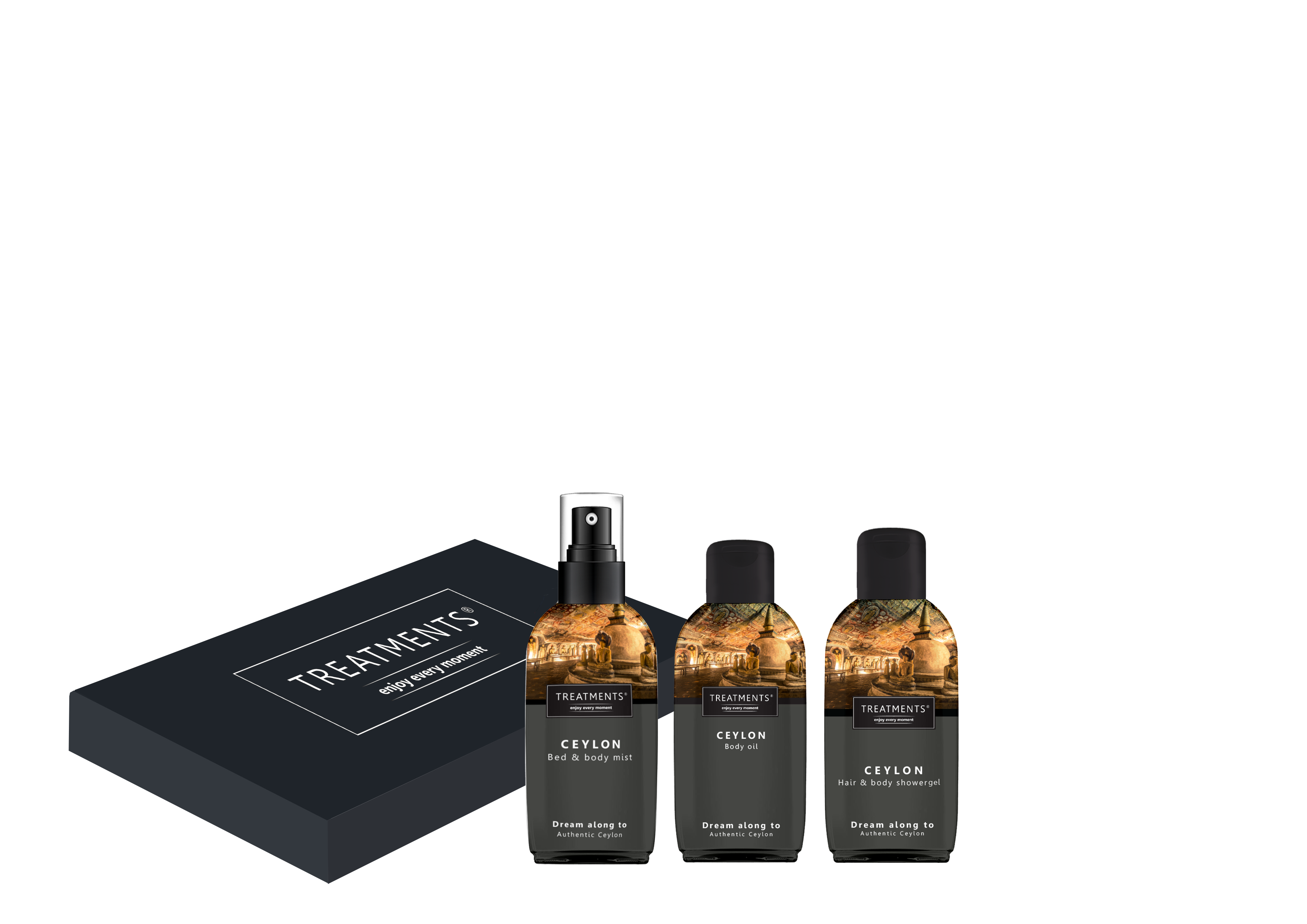 Body & Fragrance Mailbox (Brievenbus Giftbox - 4 geuren) van Treatments