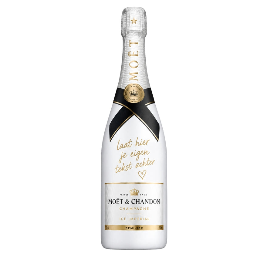 Moët Chandon (0,75l) - Met gouden boodschap op champagnefles