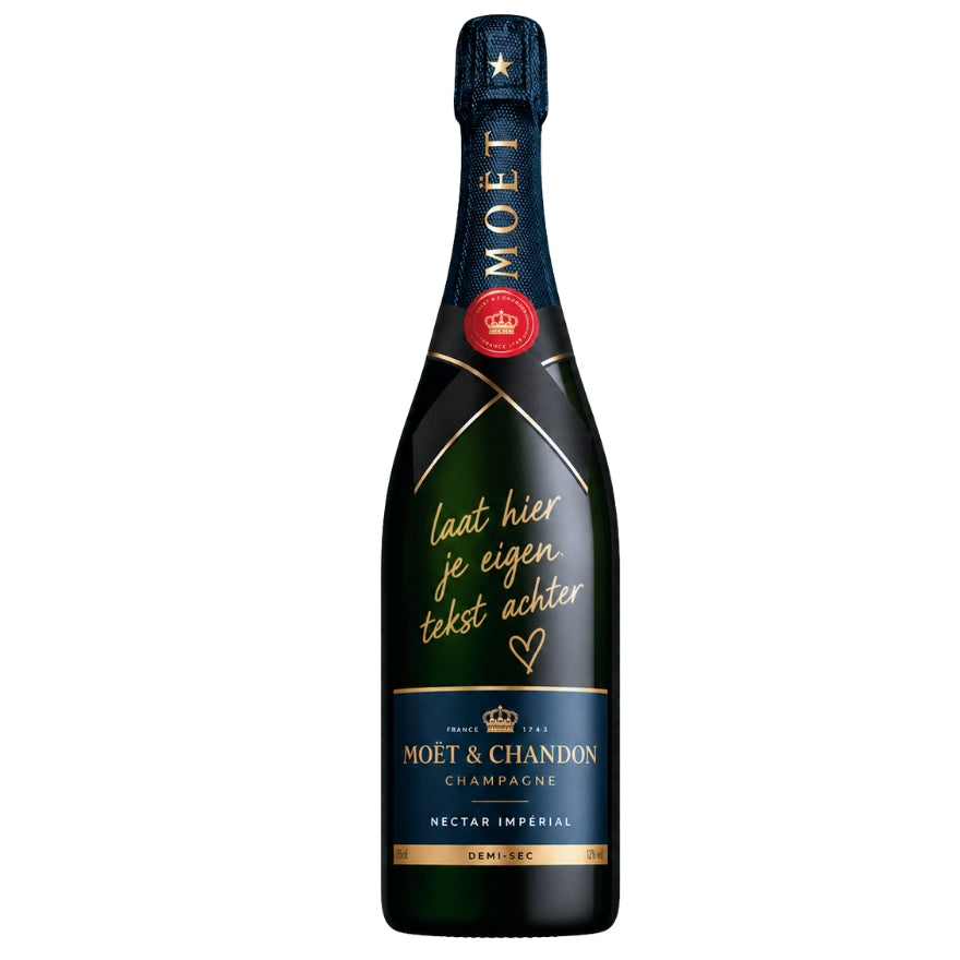 Moët Chandon (0,75l) - Met gouden boodschap op champagnefles
