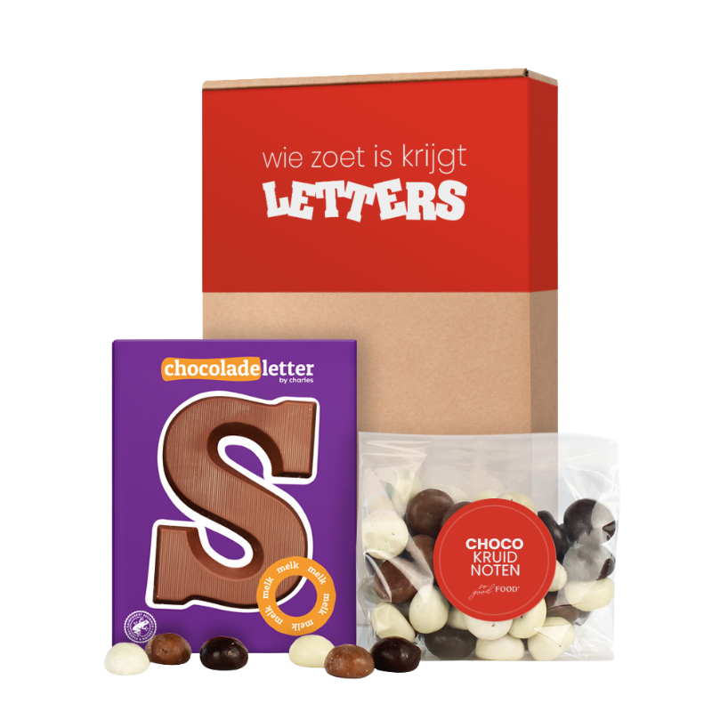Chocoladeletter S - Melk - Kruidnoten