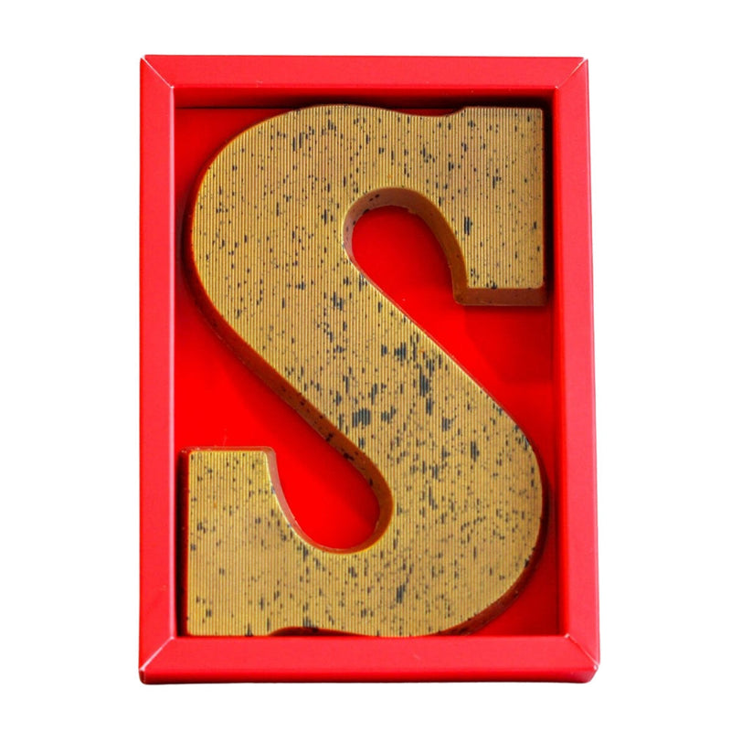 Chocoladeletter S  Baileys Gold Rocks Gevuld MELK
