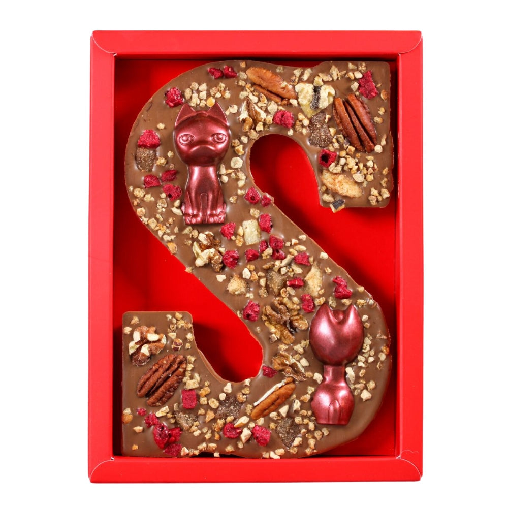 Chocoladeletter Catwalk letter Hazelnoot Appel-Kaneel Chunks MELK
