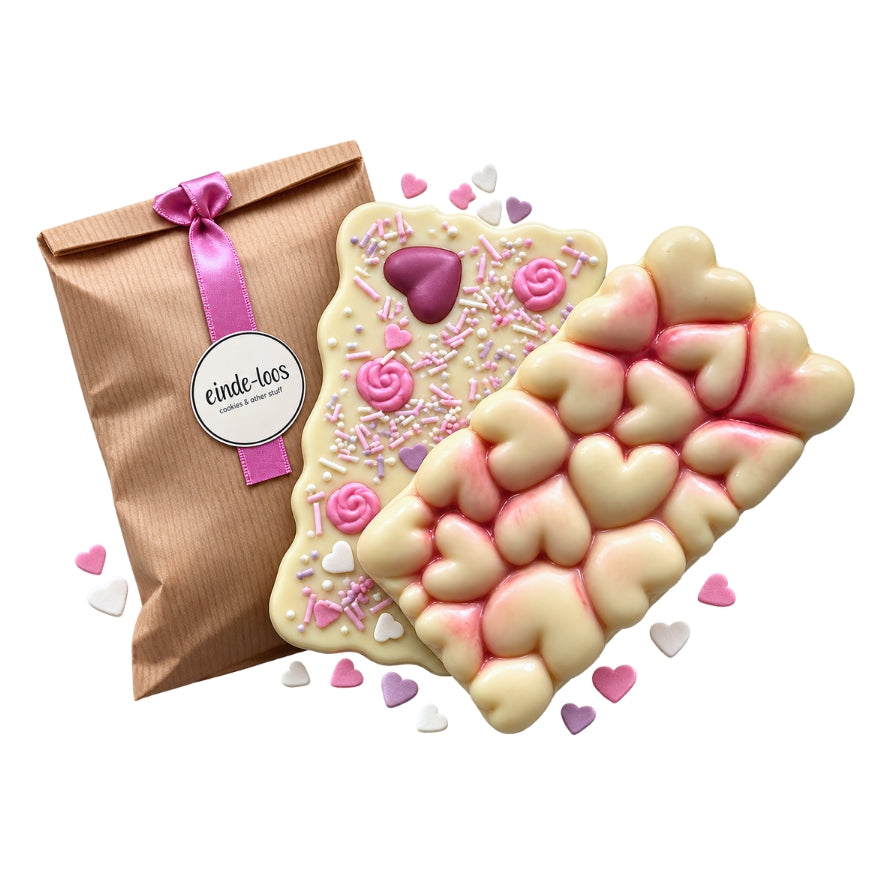Hartjes Reep -  Witte chocolade